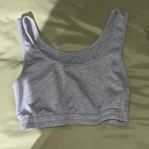 Gray Women's crop Top